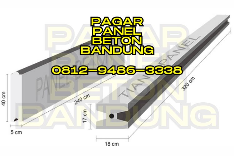 Defisini dan Spesifikasi Pagar Beton Precast Bandung